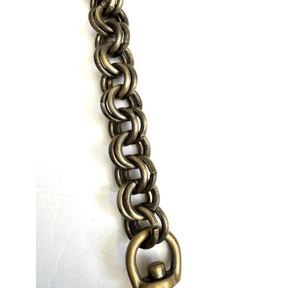 Hobo International Shoulder Bag Clutch Black Leather Detachable Chain Strap - Picture 12 of 15